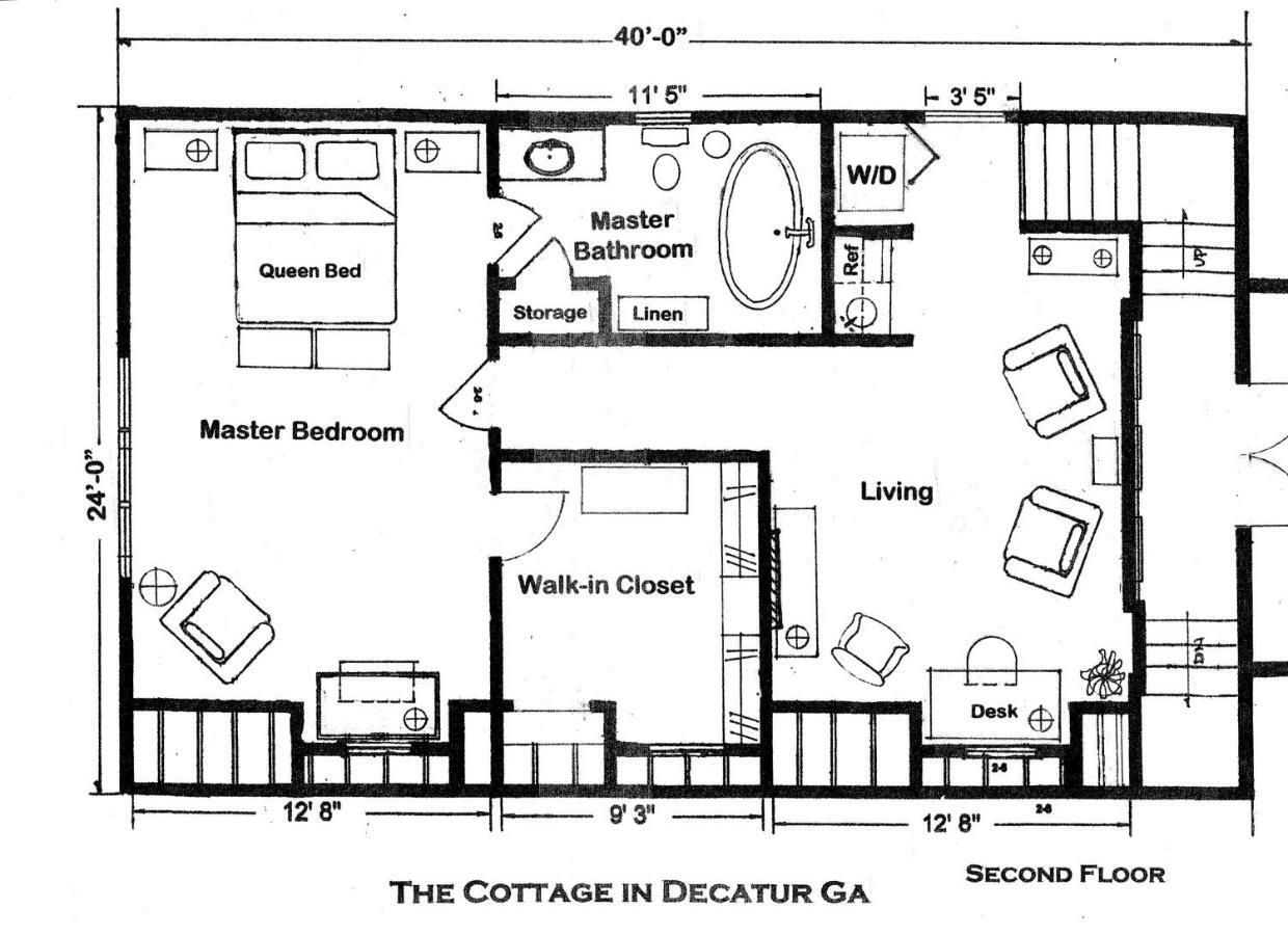 The Cottage Bed & Breakfast In Decatur Ga المظهر الخارجي الصورة