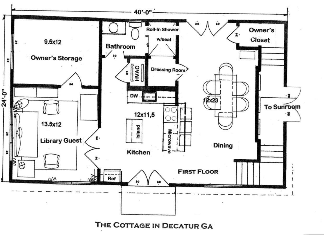 The Cottage Bed & Breakfast In Decatur Ga المظهر الخارجي الصورة